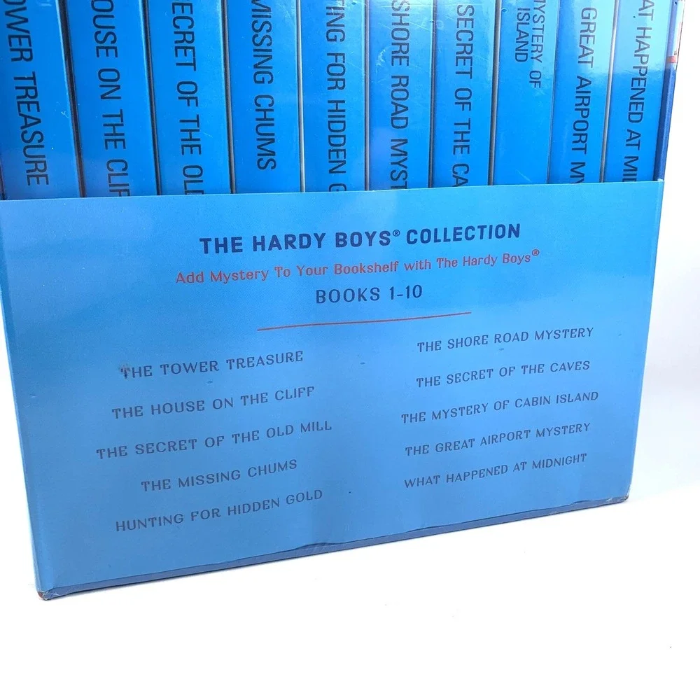 New The Hardy Boys Collection Books 1-10 Complete Hardcover Box Set Factory Seal
